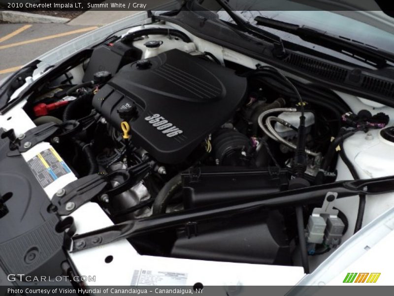 Summit White / Gray 2010 Chevrolet Impala LT
