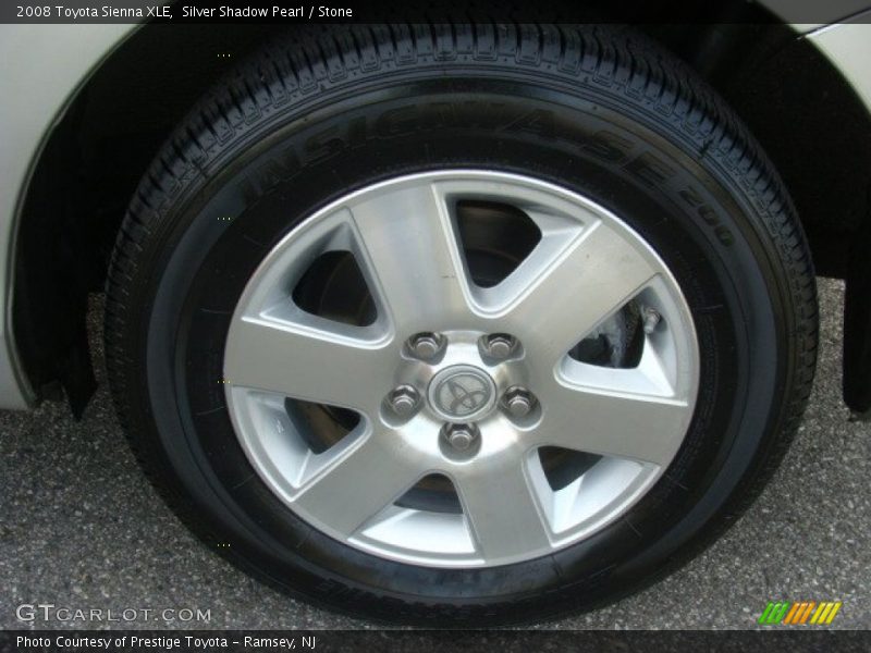 Silver Shadow Pearl / Stone 2008 Toyota Sienna XLE