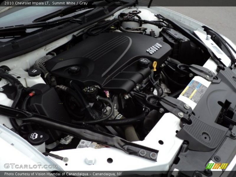 Summit White / Gray 2010 Chevrolet Impala LT