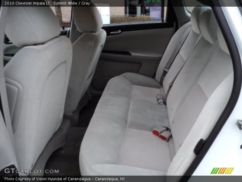 Summit White / Gray 2010 Chevrolet Impala LT