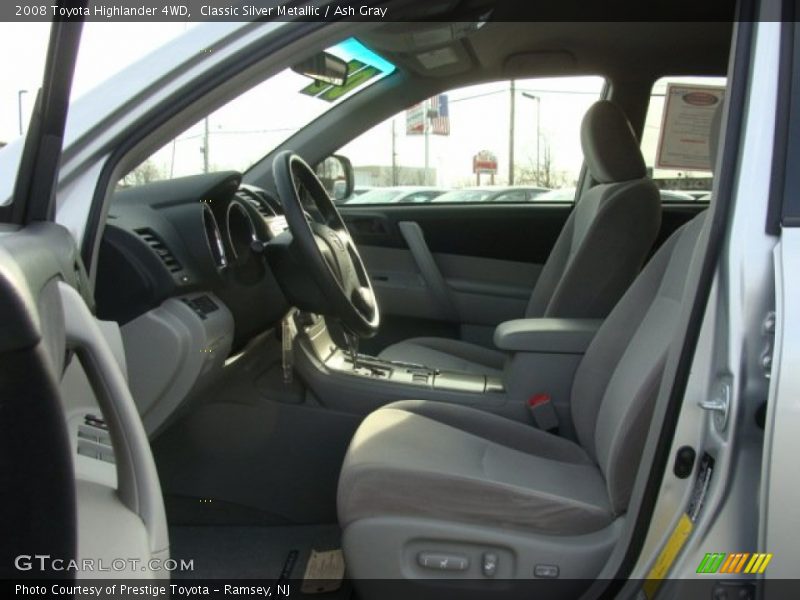 Classic Silver Metallic / Ash Gray 2008 Toyota Highlander 4WD