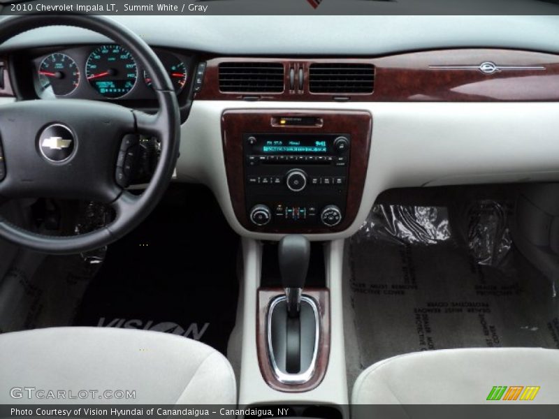 Summit White / Gray 2010 Chevrolet Impala LT