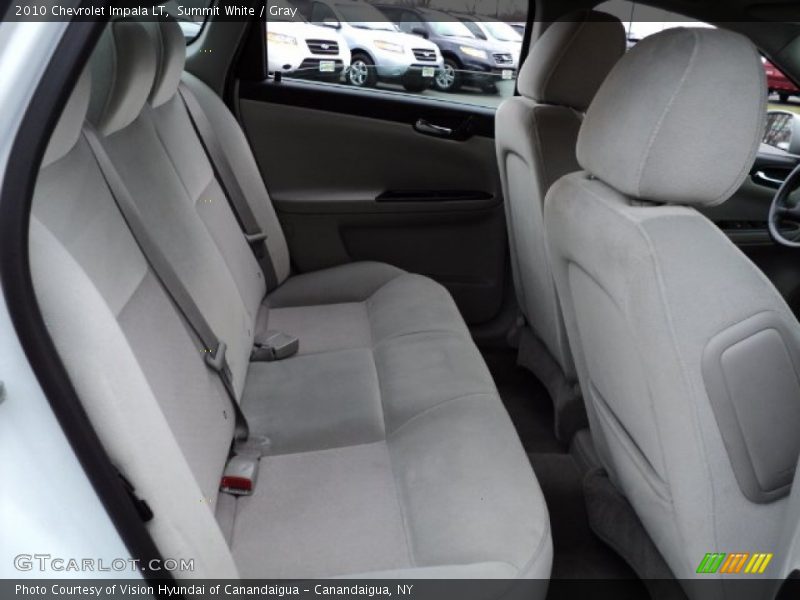 Summit White / Gray 2010 Chevrolet Impala LT