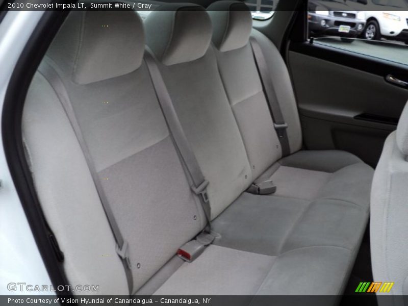 Summit White / Gray 2010 Chevrolet Impala LT
