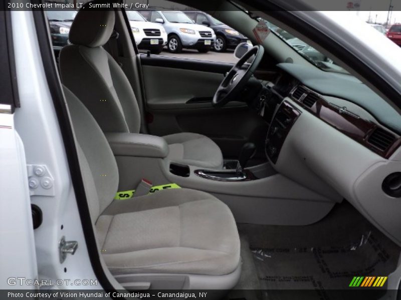 Summit White / Gray 2010 Chevrolet Impala LT