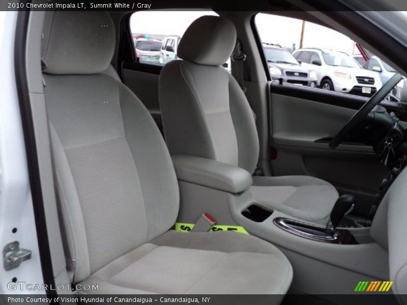 Summit White / Gray 2010 Chevrolet Impala LT