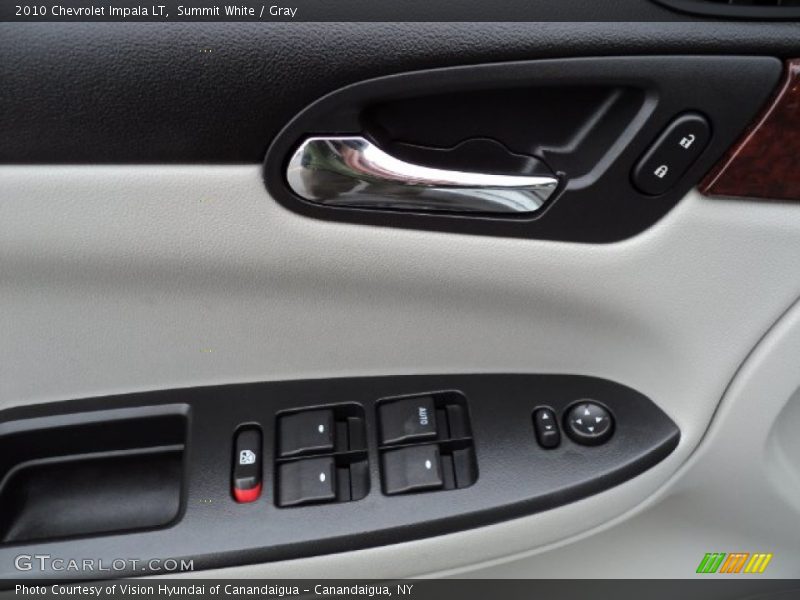 Summit White / Gray 2010 Chevrolet Impala LT