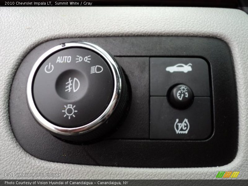 Summit White / Gray 2010 Chevrolet Impala LT