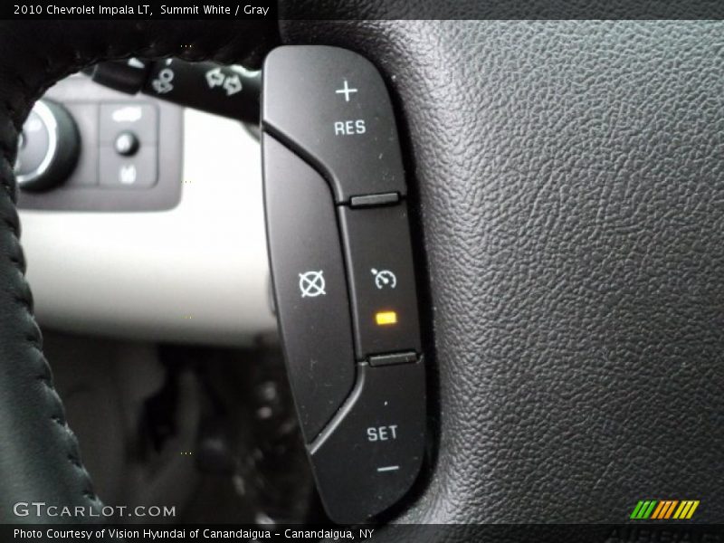 Summit White / Gray 2010 Chevrolet Impala LT