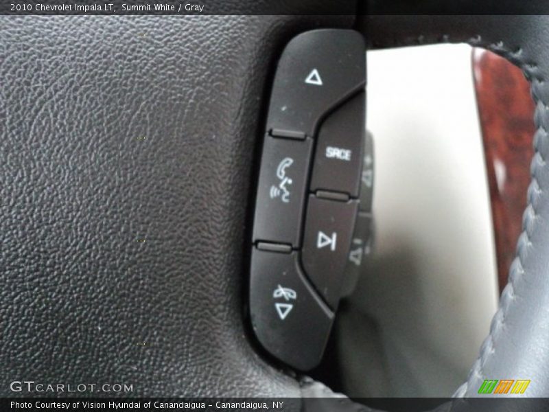 Summit White / Gray 2010 Chevrolet Impala LT