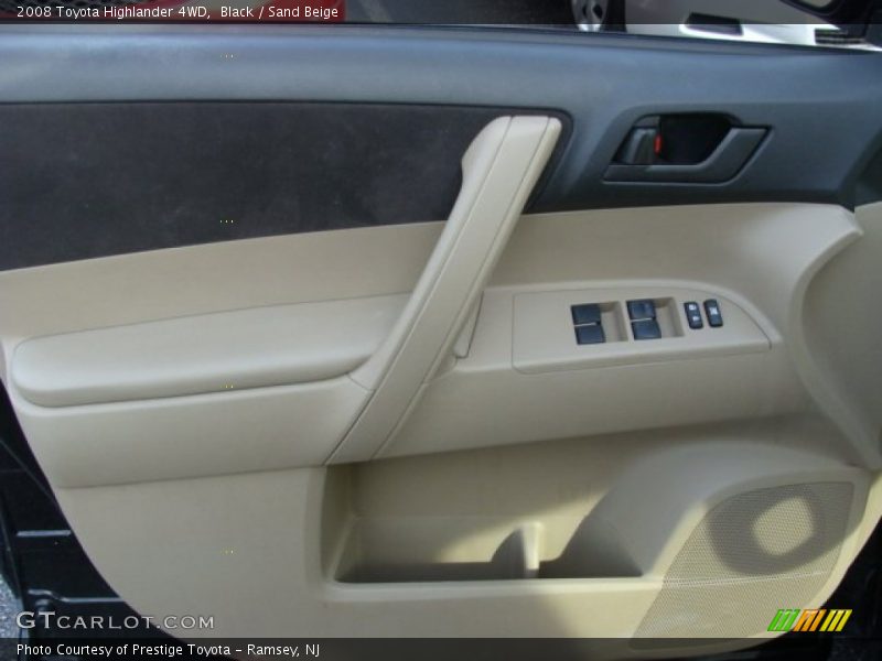 Black / Sand Beige 2008 Toyota Highlander 4WD