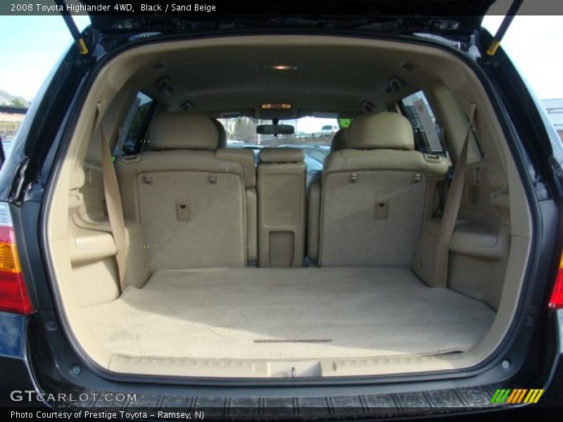 Black / Sand Beige 2008 Toyota Highlander 4WD