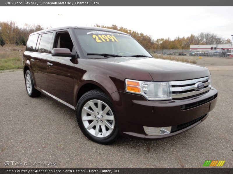 Cinnamon Metallic / Charcoal Black 2009 Ford Flex SEL