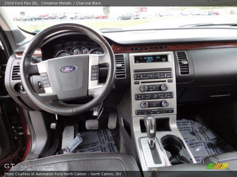 Cinnamon Metallic / Charcoal Black 2009 Ford Flex SEL