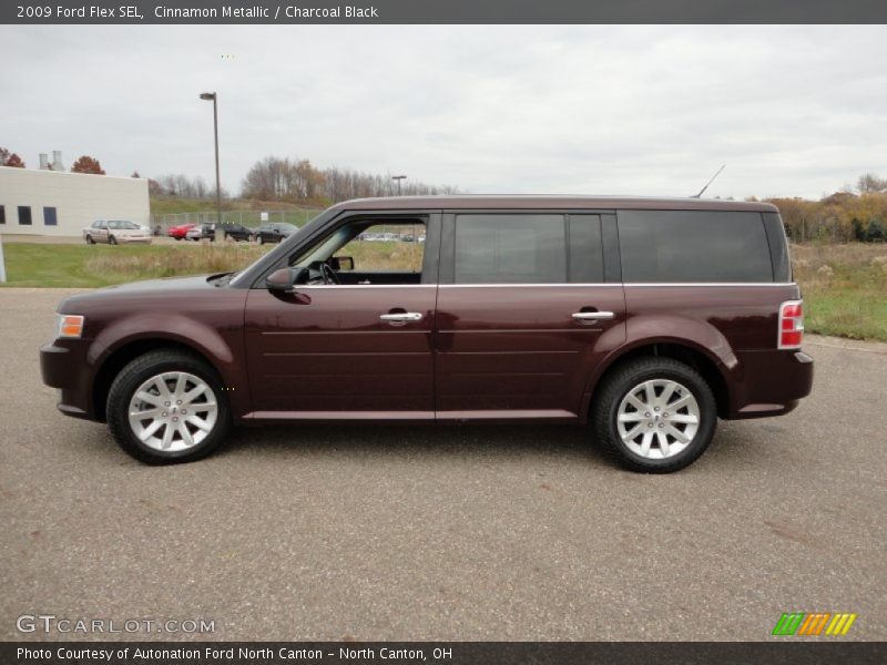 Cinnamon Metallic / Charcoal Black 2009 Ford Flex SEL