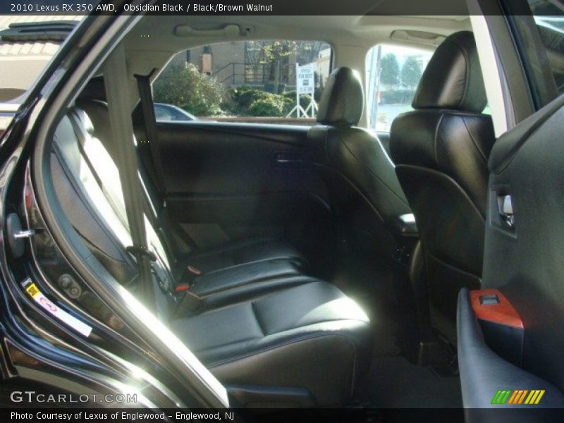 Obsidian Black / Black/Brown Walnut 2010 Lexus RX 350 AWD
