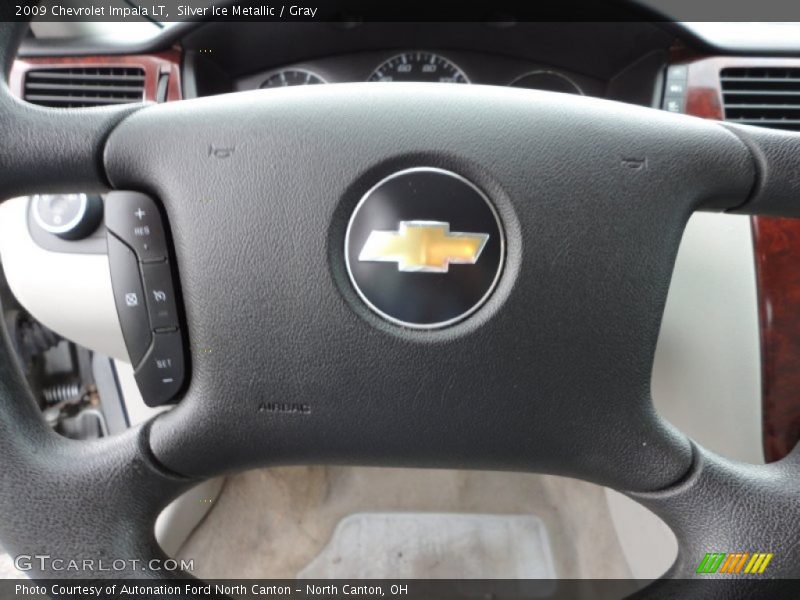Silver Ice Metallic / Gray 2009 Chevrolet Impala LT