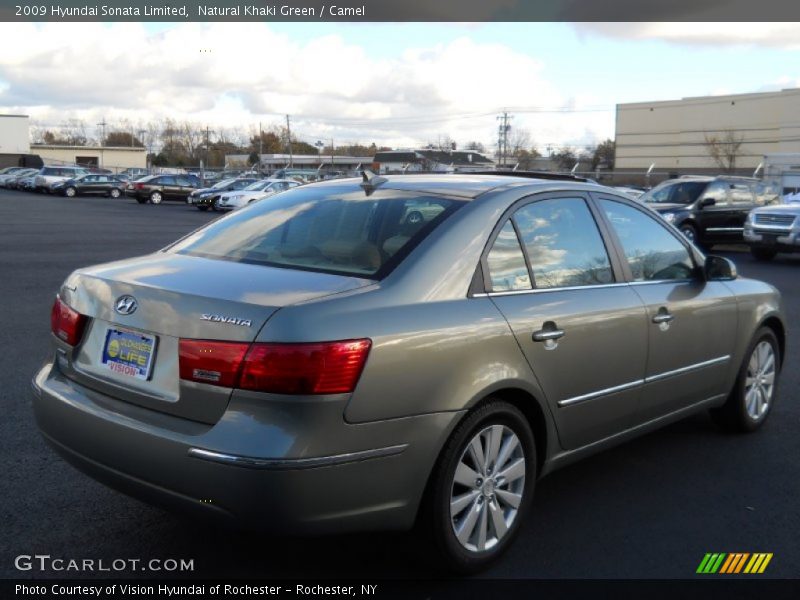Natural Khaki Green / Camel 2009 Hyundai Sonata Limited