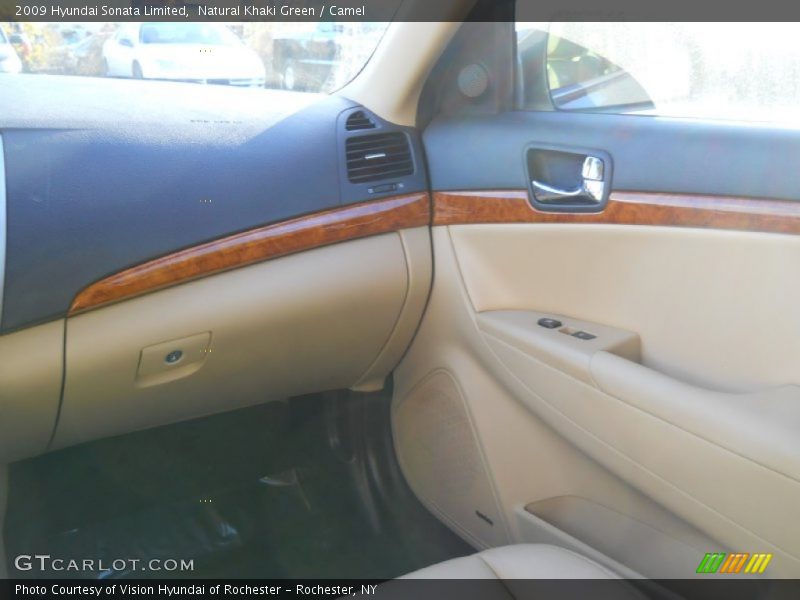 Natural Khaki Green / Camel 2009 Hyundai Sonata Limited