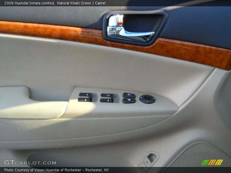 Natural Khaki Green / Camel 2009 Hyundai Sonata Limited