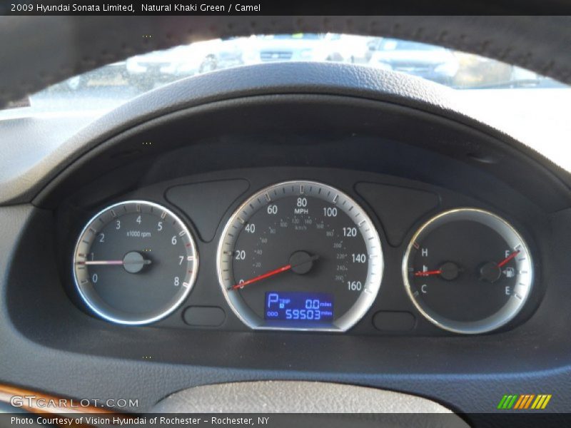 Natural Khaki Green / Camel 2009 Hyundai Sonata Limited