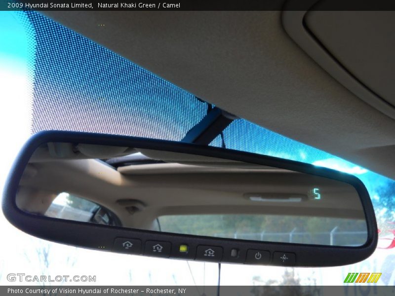 Natural Khaki Green / Camel 2009 Hyundai Sonata Limited