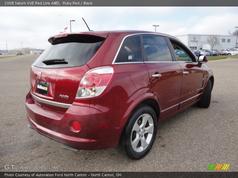 Ruby Red / Black 2008 Saturn VUE Red Line AWD