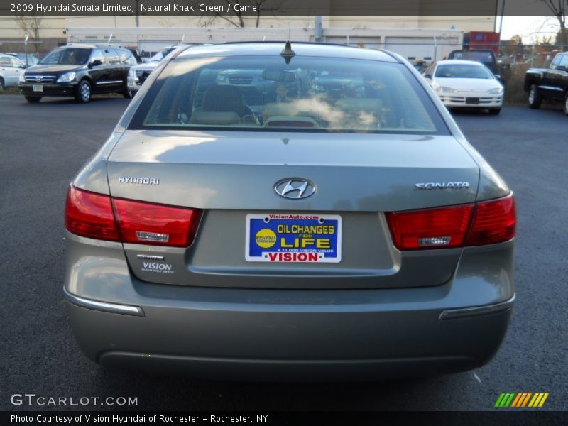 Natural Khaki Green / Camel 2009 Hyundai Sonata Limited