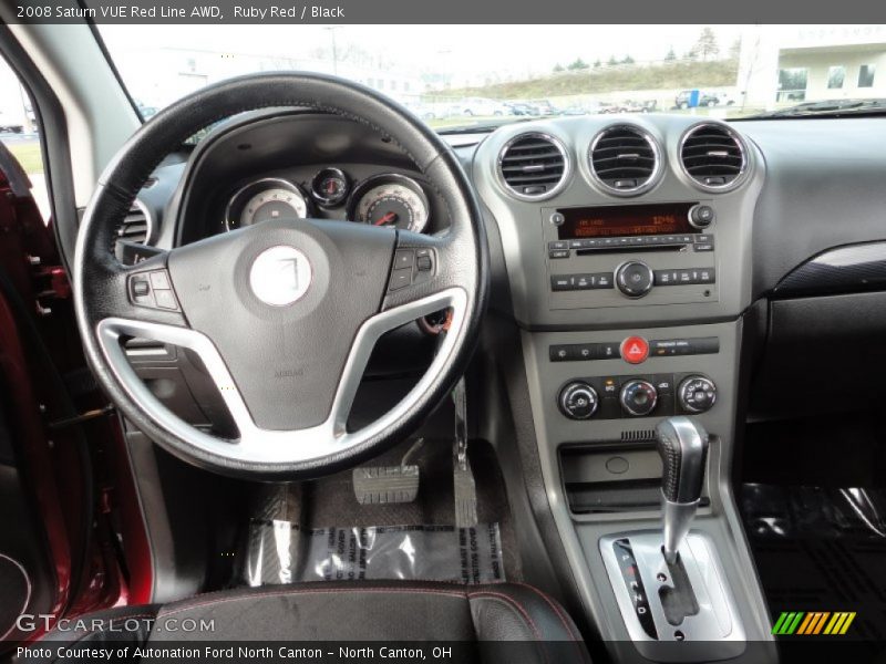 Ruby Red / Black 2008 Saturn VUE Red Line AWD