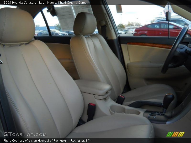 Natural Khaki Green / Camel 2009 Hyundai Sonata Limited
