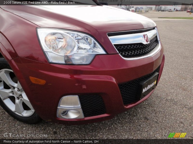 Ruby Red / Black 2008 Saturn VUE Red Line AWD