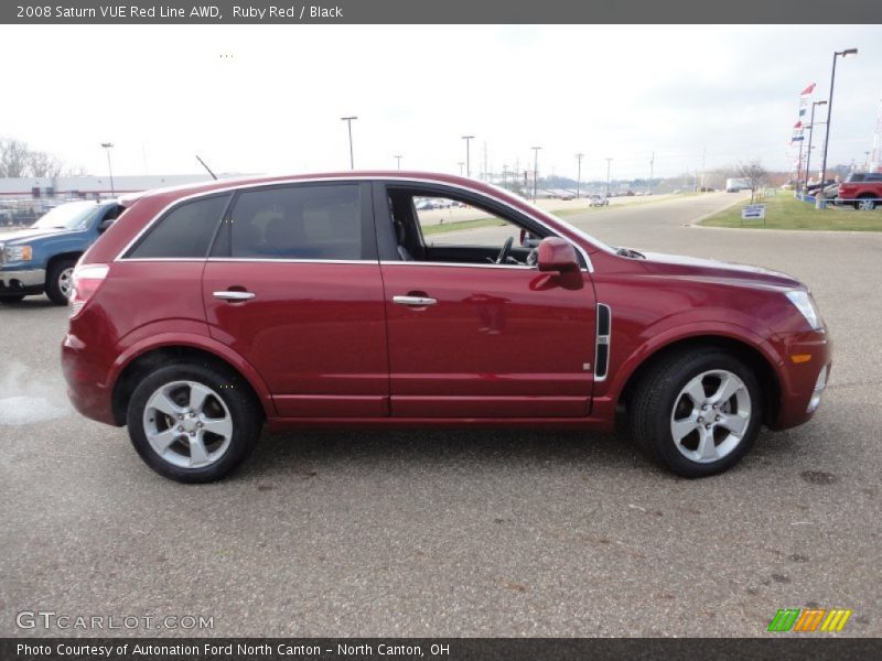 Ruby Red / Black 2008 Saturn VUE Red Line AWD