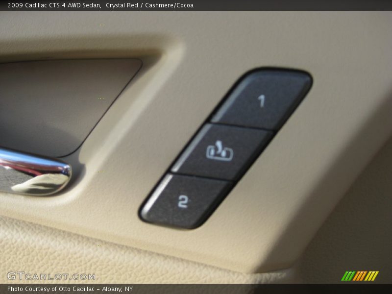 Crystal Red / Cashmere/Cocoa 2009 Cadillac CTS 4 AWD Sedan