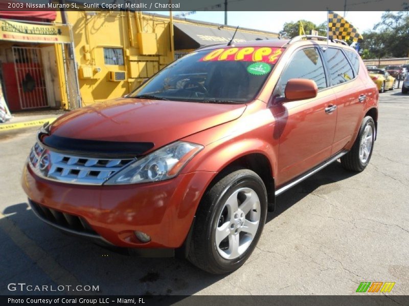 Sunlit Copper Metallic / Charcoal 2003 Nissan Murano SL