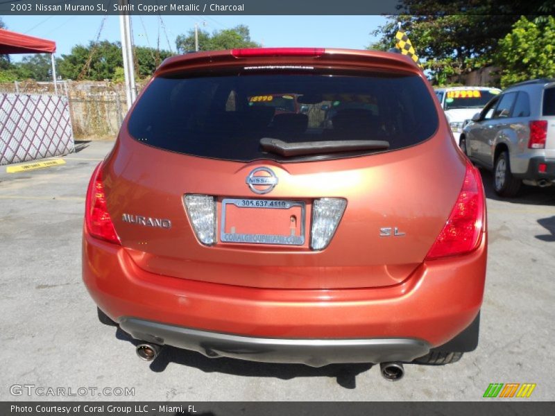 Sunlit Copper Metallic / Charcoal 2003 Nissan Murano SL