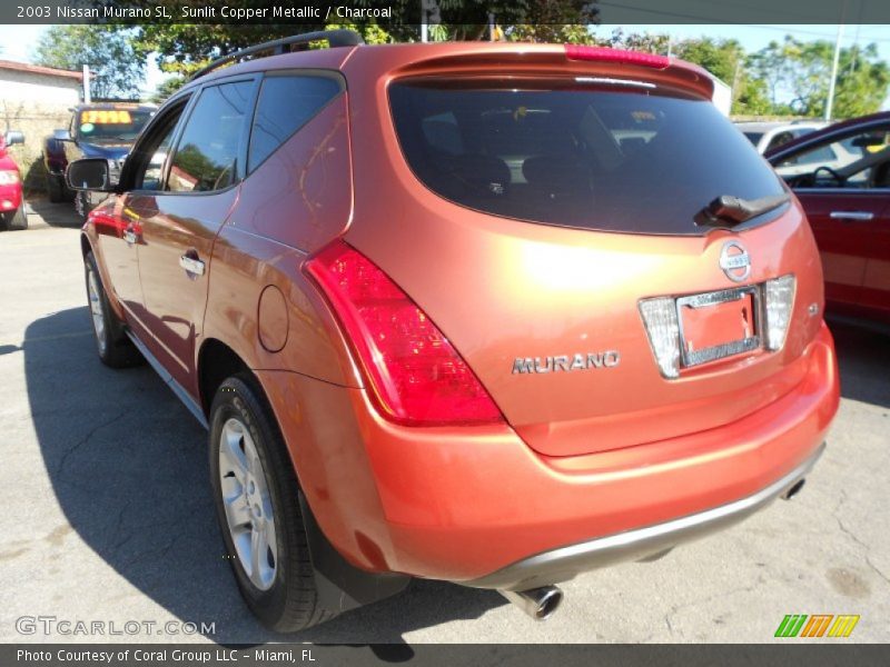 Sunlit Copper Metallic / Charcoal 2003 Nissan Murano SL