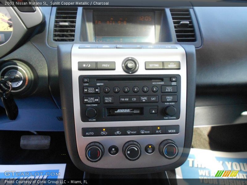 Sunlit Copper Metallic / Charcoal 2003 Nissan Murano SL