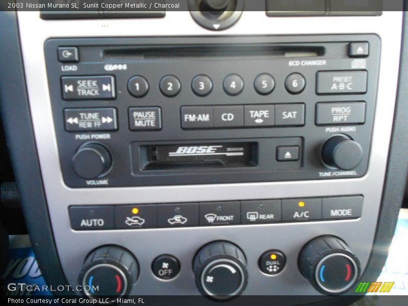 Sunlit Copper Metallic / Charcoal 2003 Nissan Murano SL