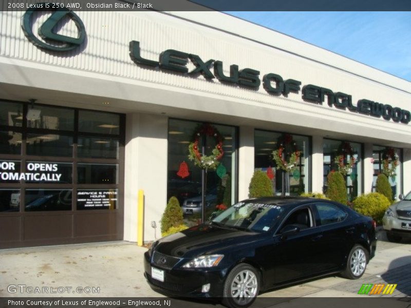 Obsidian Black / Black 2008 Lexus IS 250 AWD