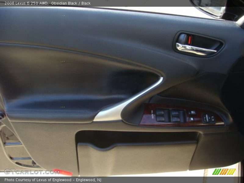 Obsidian Black / Black 2008 Lexus IS 250 AWD