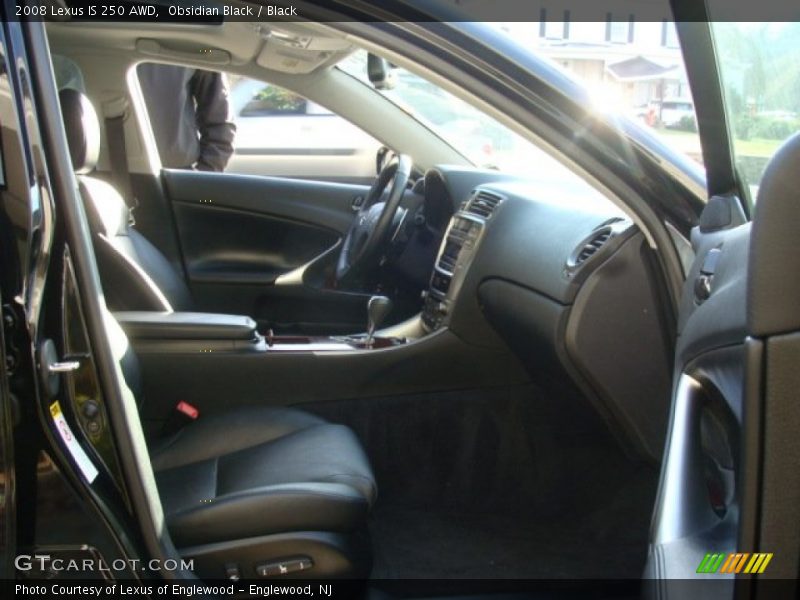 Obsidian Black / Black 2008 Lexus IS 250 AWD
