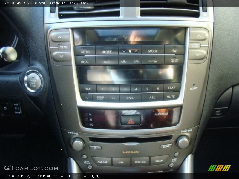 Obsidian Black / Black 2008 Lexus IS 250 AWD