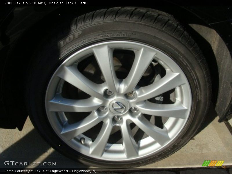 Obsidian Black / Black 2008 Lexus IS 250 AWD