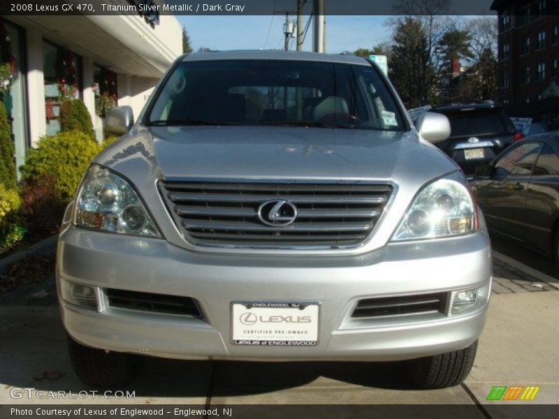 Titanium Silver Metallic / Dark Gray 2008 Lexus GX 470