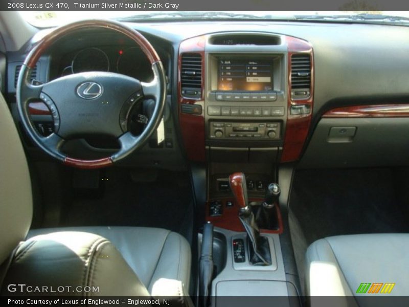 Titanium Silver Metallic / Dark Gray 2008 Lexus GX 470