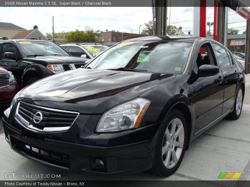 Super Black / Charcoal Black 2008 Nissan Maxima 3.5 SE