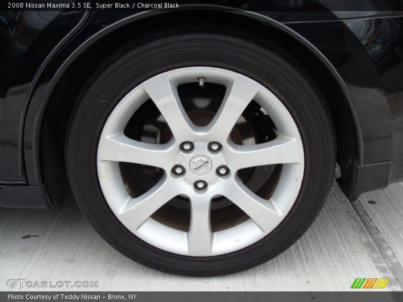 Super Black / Charcoal Black 2008 Nissan Maxima 3.5 SE