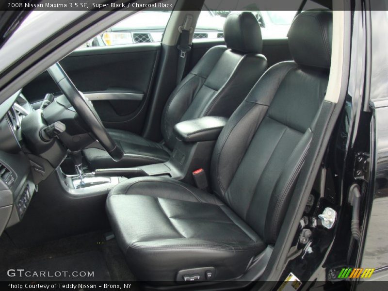 Super Black / Charcoal Black 2008 Nissan Maxima 3.5 SE