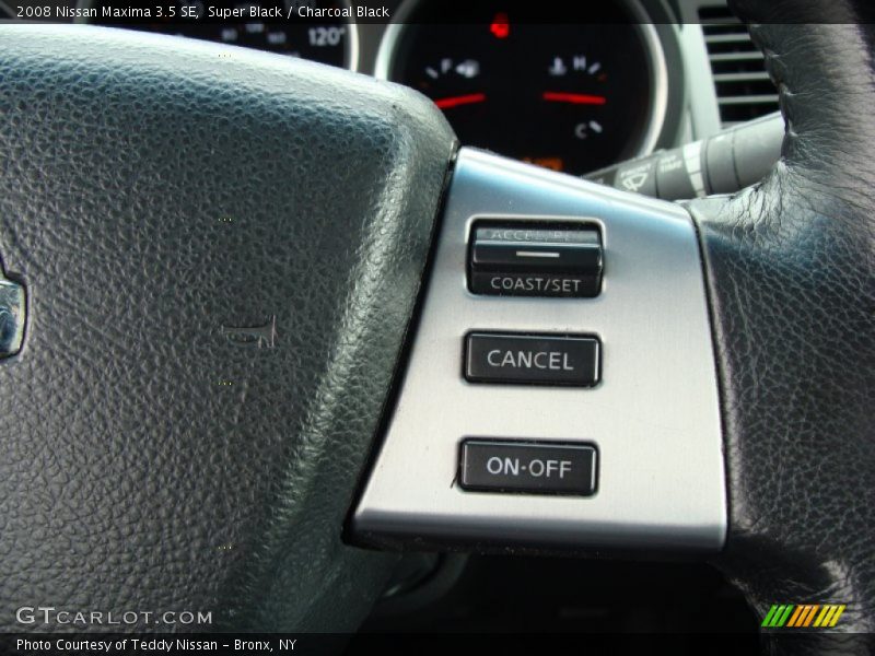 Super Black / Charcoal Black 2008 Nissan Maxima 3.5 SE