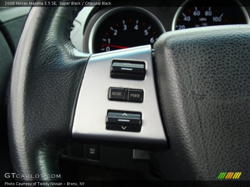Super Black / Charcoal Black 2008 Nissan Maxima 3.5 SE